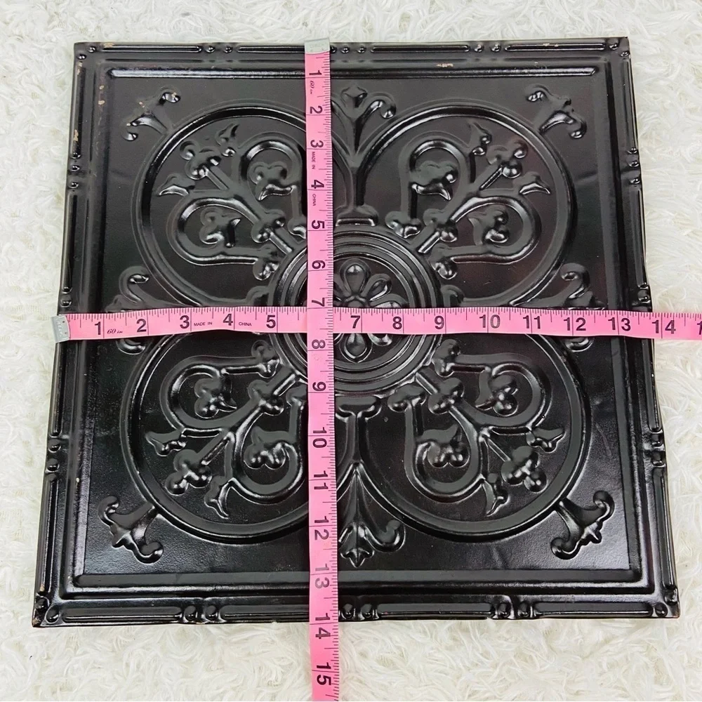 UNBRANDED brown design square wall hanging decor design decoration